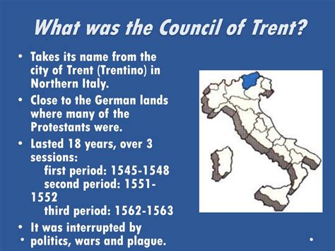 Ppt Title The Countercatholic Reformation Lo What Was The Council