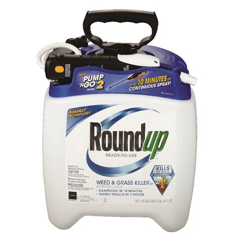 Roundup RTU Liquid Weed and Grass Killer 1.33 gal.