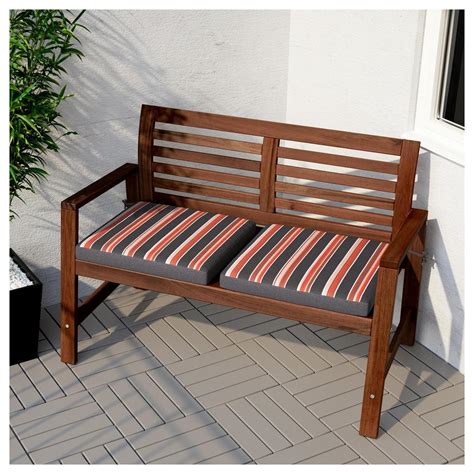 5 out of 5 stars. ÄPPLARÖ garden bench with back brown stain 117x65x80 cm ...