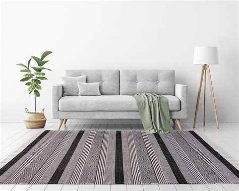Beautiful Area Rugs Living Room Decor Modern Geometric Handmade