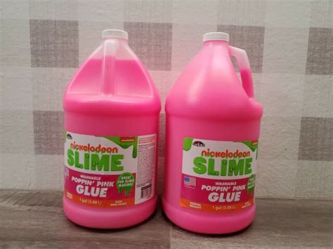 Nickelodeon Slime Washable Poppin Pink Glue Safe Non Toxic 2 Gallons