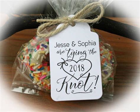 Tying The Knot Favor Engagement Party Pretzel Choice Of Etsy
