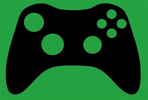Xbox Controller Logo By Art Vand3lay Redbubble