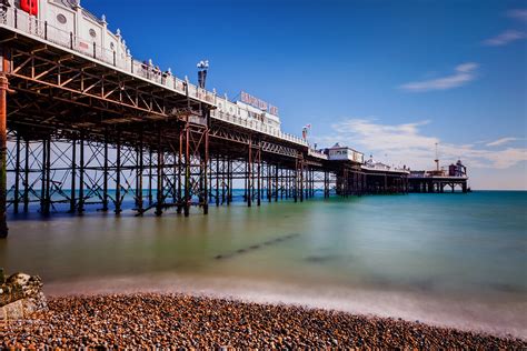 Brighton Summer A Long Exposure Flattens Out The Ocean Mov Flickr