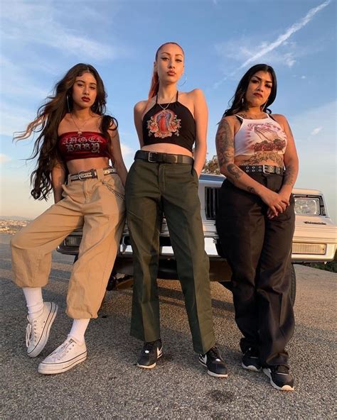 Cholas Latinas Old School Cholo Style Sexy Aesthetic Clothes Aesthetic Outfits Chicana