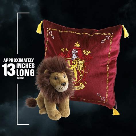 The Noble Collection Gryffindor House Mascot Plush And Cushion Officially