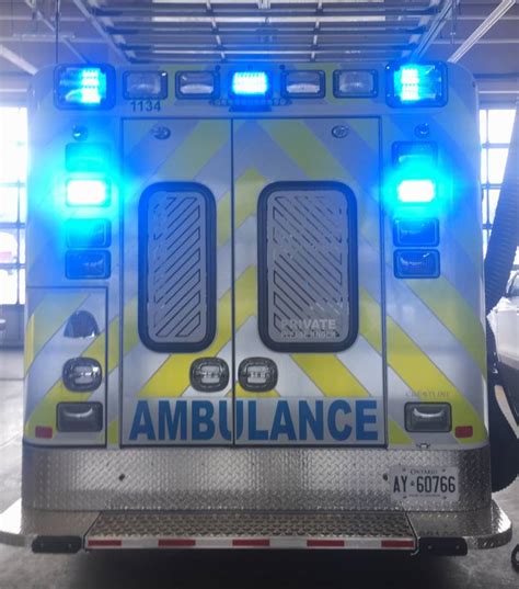 Blue Emergency Lights Being Added To C K Ambulances