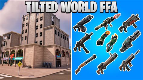 Tilted World Ffa 💥 All Weapons And Cars 6372 8874 4765 By Bugha Fortnitegg