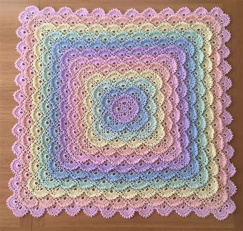 The Pattern Is Called The Fluffy Meringue Blanket And You Can Find It