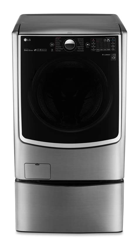 Lg 52 Cu Ft High Efficiency Front Load Steam Washer Graphite Steel