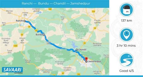 Ranchi To Jamshedpur Road Trip Distance Time And Useful Travel