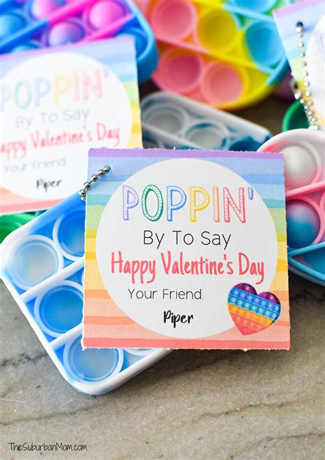 Pop It Valentines Day Card Free Printable The Suburban Mom