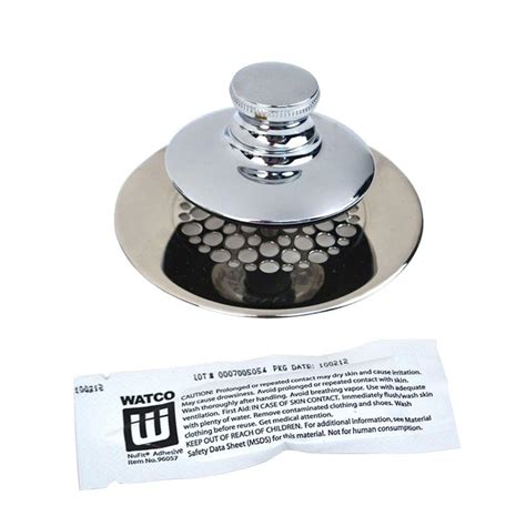 The top countries of supplier is china, from which the. Watco Universal NuFit Push Pull Bathtub Stopper, Grid ...