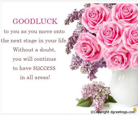 The wishes are positive wishes for the good luck in whatever they are looking forward to doing. Good Luck Messages, Good Luck Wishes, Best of Luck ...