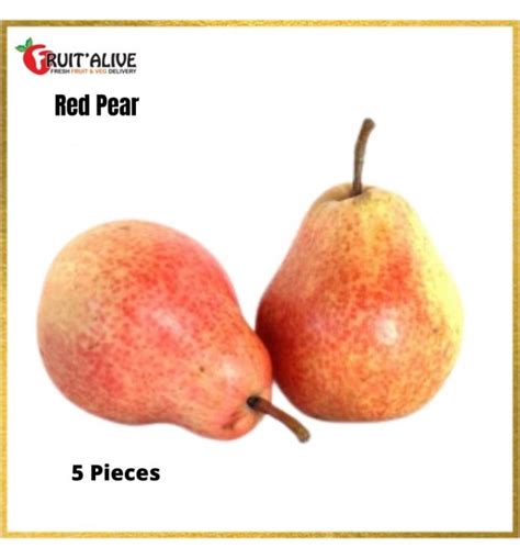 South Africa Red Pear 5 Pcs
