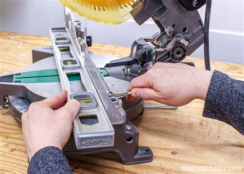 How To Adjust A Miter Saw For Accurate Cuts Saws On Skates®
