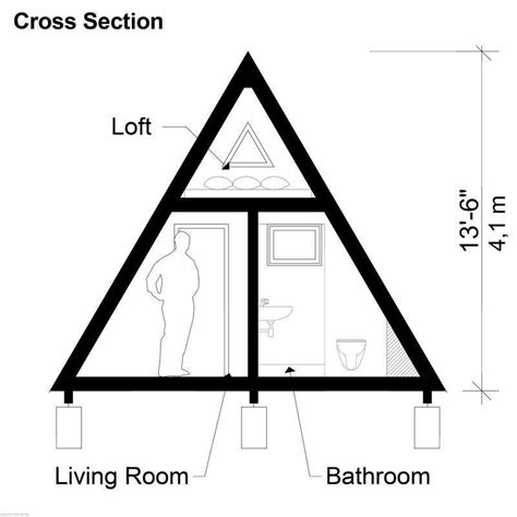 Pin Up Houses A Frame Cabin Plans Dolores Tiny House Blog