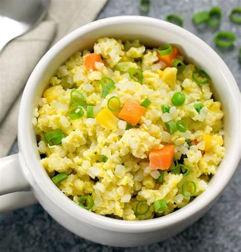 How To Make Cauliflower Fried Rice In The Microwave Kirbie S Cravings