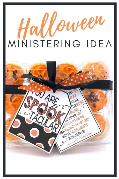 Halloween Ministering Idea Printable Ministering Tag Lds Etsy