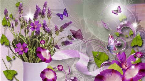 Fantasy Purple Butterflies Hd Purple Wallpapers Hd Wallpapers Id 36982