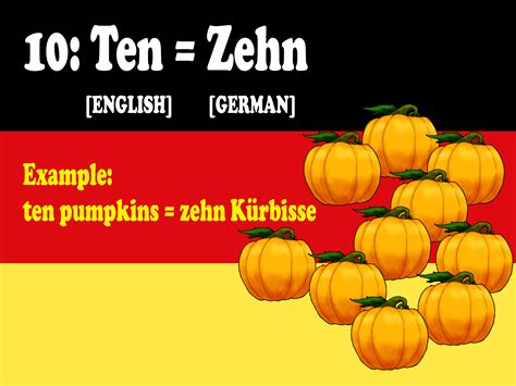 Count To 10 In German Step 10 Version 2