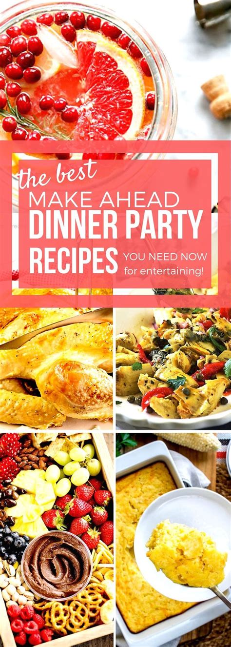 Prepare ahead entertaining / prepare ahead entertaining : The 20 Best Ideas for Make Ahead Dinners for Entertaining - Home, Family, Style and Art Ideas