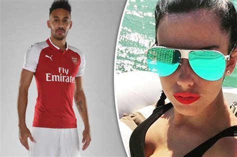 Arsenal News Aubameyangs Wag Alysha Behague Flooded With Messages