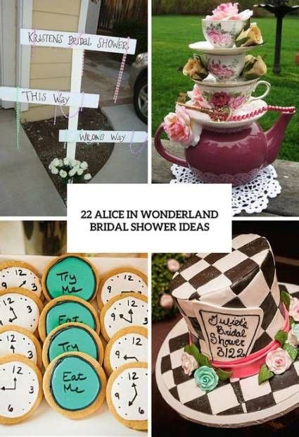37 Trendy Wedding Disney Alice In Wonderland Bridal Shower In 2020