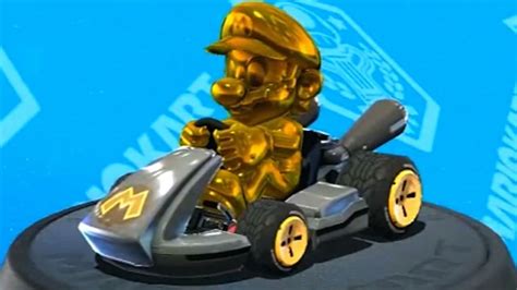 Mario Kart 8 Deluxe Unlockables How To Get Gold Mario All The Kart