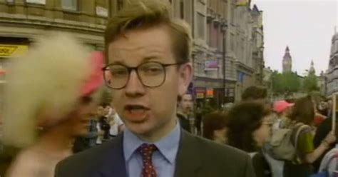 Michael Gove At London Gay Pride In 1993 In Bbc Archive Footage