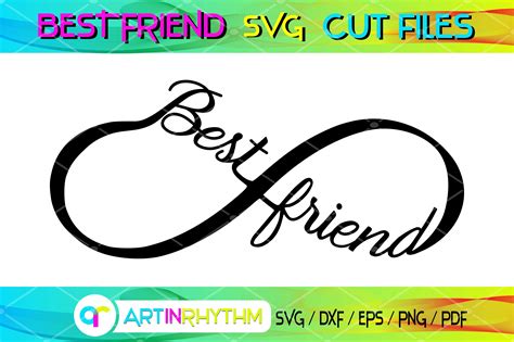Bestfriend Infinity Symbol Svg Cut File Grafik Von Artinrhythm