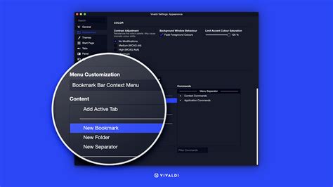 You choose how vivaldi works, what features to use and how it looks. Vivaldi browser launches configurable context menus ...