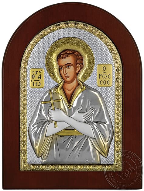 Saint John The Russian Silver Icon