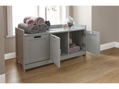 Shop at robert dyas to discover our great offers on bedroom storage, now online in our home & furniture range. Classic MDF Colonial Grey 3 Door Bathroom Storage Unit