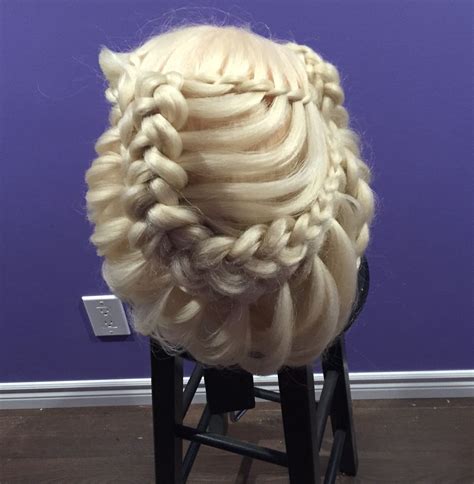 The waterfall braid gets its ornate look by releasing sections of hair as well as picking up new ones along its path. Waterfall updo | Braided hairstyles, Decor, Updos