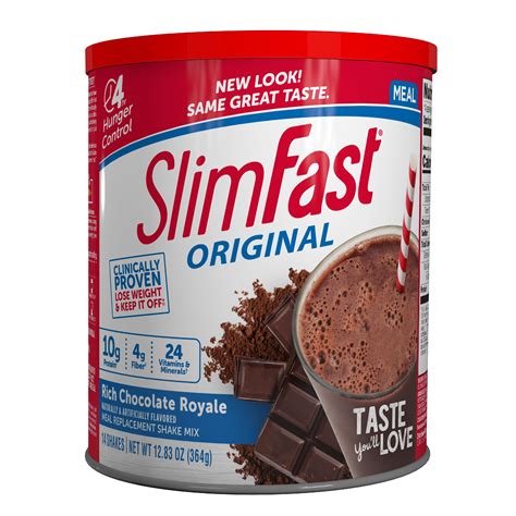 Slimfast Original Meal Replacement Shake Mix Rich Chocolate Royale 12
