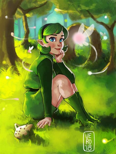 شريعة ‎) refers to the revealed law of god and originally meant way or path. Saria by Pam Vero (With images) | Legend of zelda ...