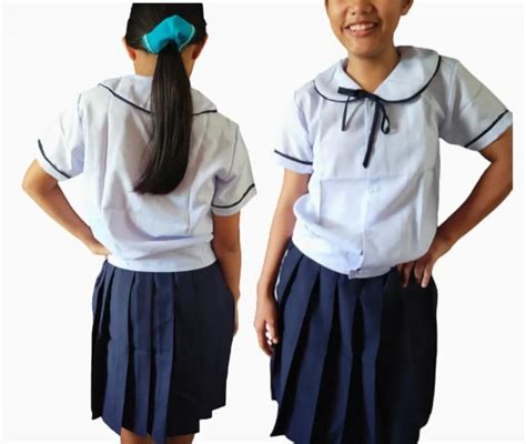 School Uniform Blouse Set With Piping Lazada Ph