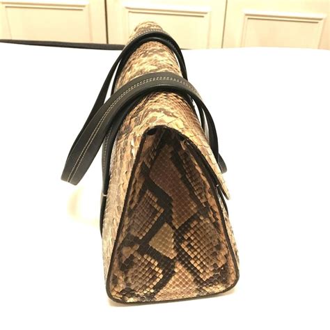 Lambertson Truex Snakeskin Shoulder Bag Gorgeous Hampton Gems