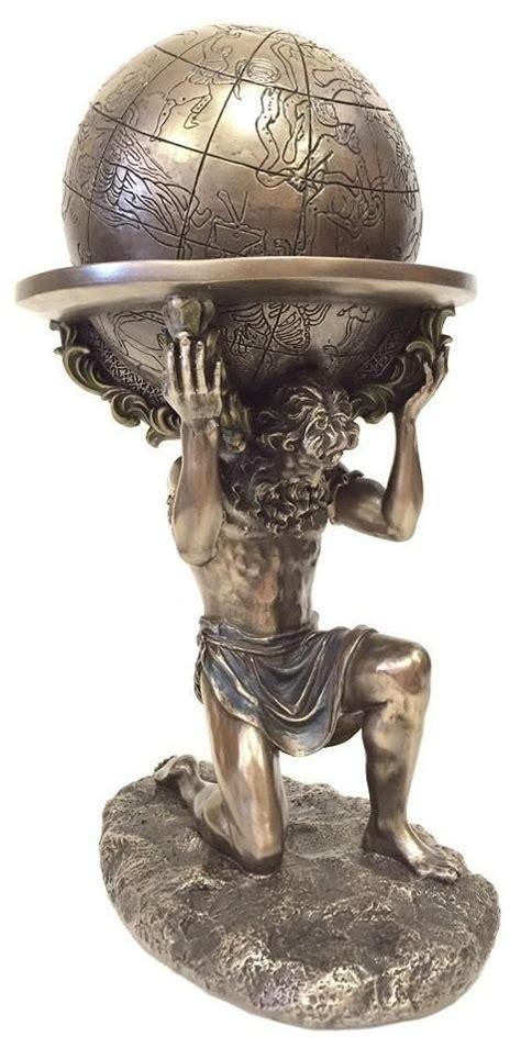 Greek Titan Atlas Carrying The World Statue Greek And Roman Mythology