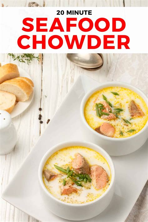 Nova Scotia Seafood Chowder In 20 Minutes Bacon Is Magic
