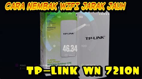 Cara nembak wifi jarak 2km tanpa tower : Cara Nembak Wifi Jarak 2Km Tanpa Tower / TP-Link TL ...
