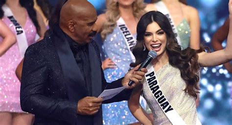 Video ¡lo Volvió A Hacer Steve Harvey Confundió A Miss Paraguay Con Portugal