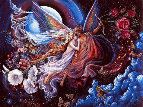 Cupid And Psyche By Josephine Wall Josephine Wall Fantasy Kunst