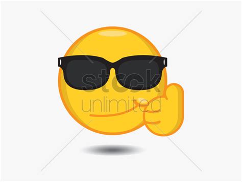 Thumbs Up Shades Smiley Clipart Smiley Emoticon Thumb Sunglasses