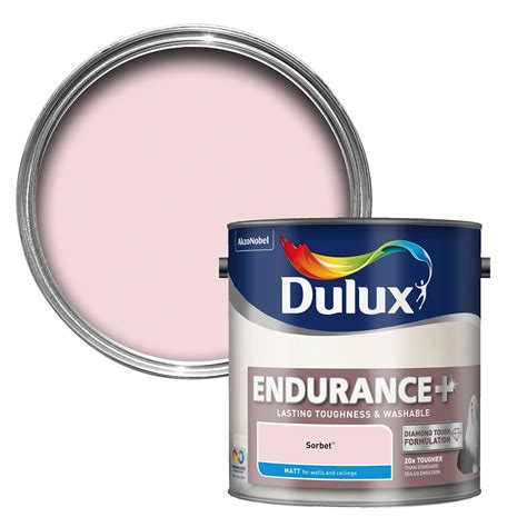 Dulux Endurance Sorbet Matt Emulsion Paint 25l Departments Diy At Bandq