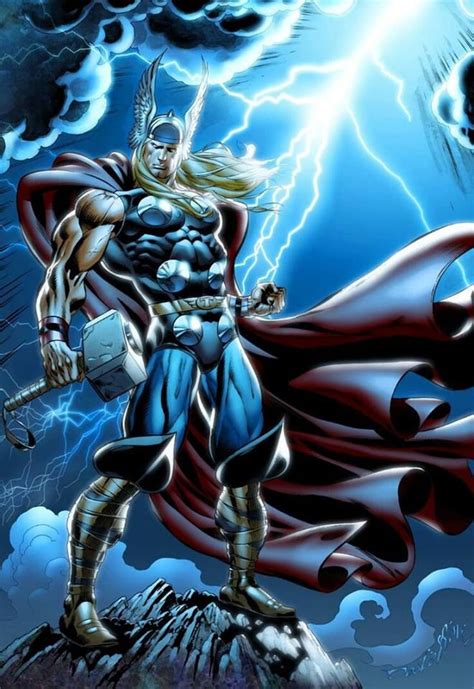 Thor Art By Claudio Castellini Thor Comic Marvel Thor Thor Comic Art