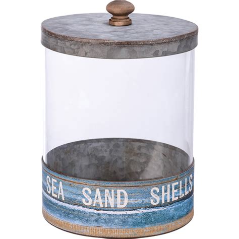 Sea Sand Shells Canister Set Primitives By Kathy