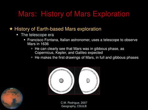 Ppt Mars History Of Exploration Powerpoint Presentation Free