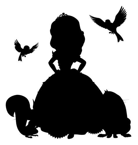 Sofia The First Silhouette Silhouette Sofia The First Human Silhouette